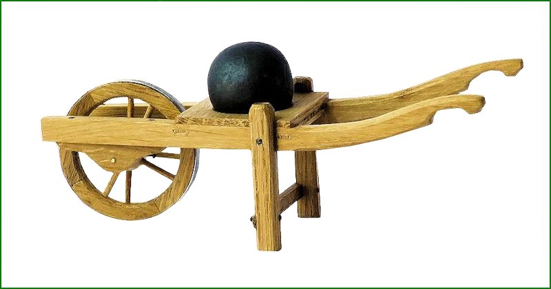 Kanonskogel kruiwagen